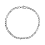 4mm Wheat Chain Steel Bracelet at Arman's Jewellers