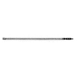 5mm Black & Steel Cuban Link Bracelet at Arman's Jewellers