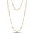 5mm Gold Stainless Steel Paper Clip Necklace at Arman's Jewellers