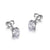 5mm Round CZ Silver Stud Earrings at Arman's Jewellers