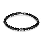 6mm Black Onyx Bead Bracelet at Arman's Jewellers