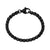 6mm Round Box Black Steel Bracelet at Arman's Jewellers