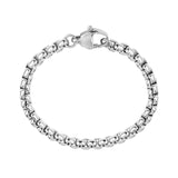 6mm Round Box Steel Bracelet at Arman's Jewellers