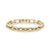 7mm Stainless Steel Gold Oval Link Bracelet at Arman's Jewellers
