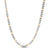 7mm Two-Tone Stainless Steel Figaro Link Chain Necklace at Arman's Jewellers