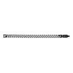 8mm Black & Steel Cuban Link Bracelet at Arman's Jewellers