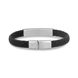 8mm Flat Leather ID Bracelet at Arman's Jewellers Kitchener