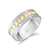 8mm Gold Steel Spinner Band Ring at Arman's Jewellers