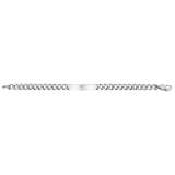 8mm Steel Curb Link Medical ID Bracelet at Arman's Jewellers