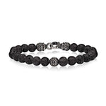 8mm Men's Black Lava Bead Bracelet at Arman's Jewellers Kitchener