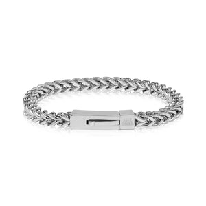 Men's Steel Franco Link Bracelet at Arman's Jewellers Kitchener