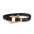 Men's Black Cord Gold U Lock Bracelet at Arman's Jewellers Kitchener