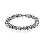 6mm Steel Designed Bead Bracelet at Arman's Jewellers Kitchener