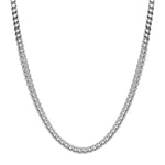 Men's 6mm Stainless Steel Franco Link Chain Necklace at Arman's Jewellers Kitchener