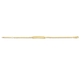 Bella Baby 10K Yellow Gold Marine Chain ID Bracelet at Arman's Jewellers