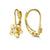 Bella Baby 10K Gold Flower Leverback Earrings at Armans Jewellers Kitchener