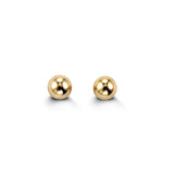 Bella Baby 14K Yellow Gold Ball Stud Earrings at Arman's Jewellers