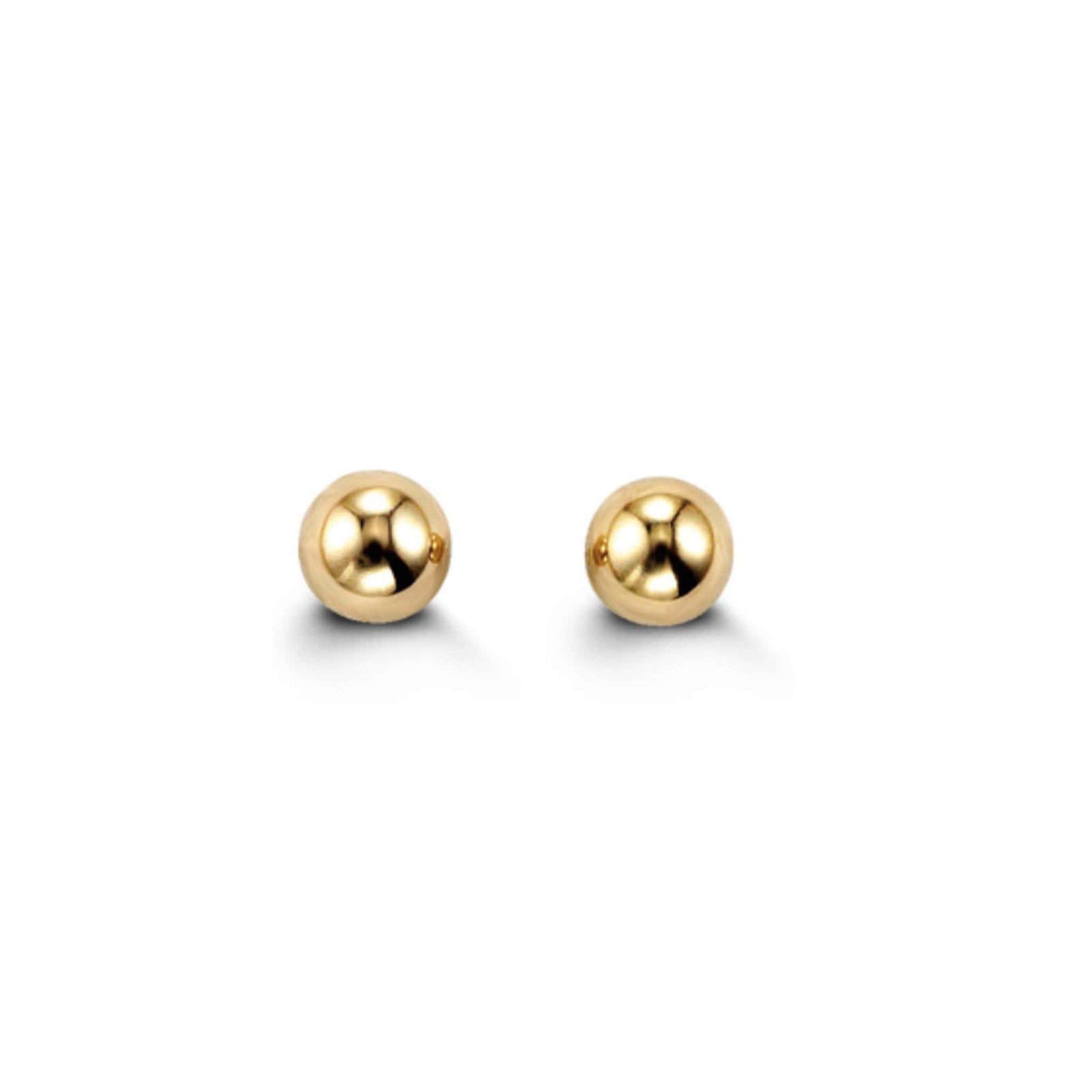 Bella Baby 14K Yellow Gold Ball Stud Earrings at Arman's Jewellers