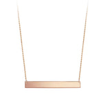 Bella 10K Rose Gold Monogram Necklace at Armans Jewellers Kitchener