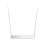 Bella 10K White Gold Monogram Necklace at Armans Jewellers Kitchener