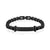 Black Steel Box Link ID Bracelet at Arman's Jewellers