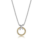 Charles Garnier 18K Yellow Gold Plated "Linq" Silver Necklace at Arman's Jewellers