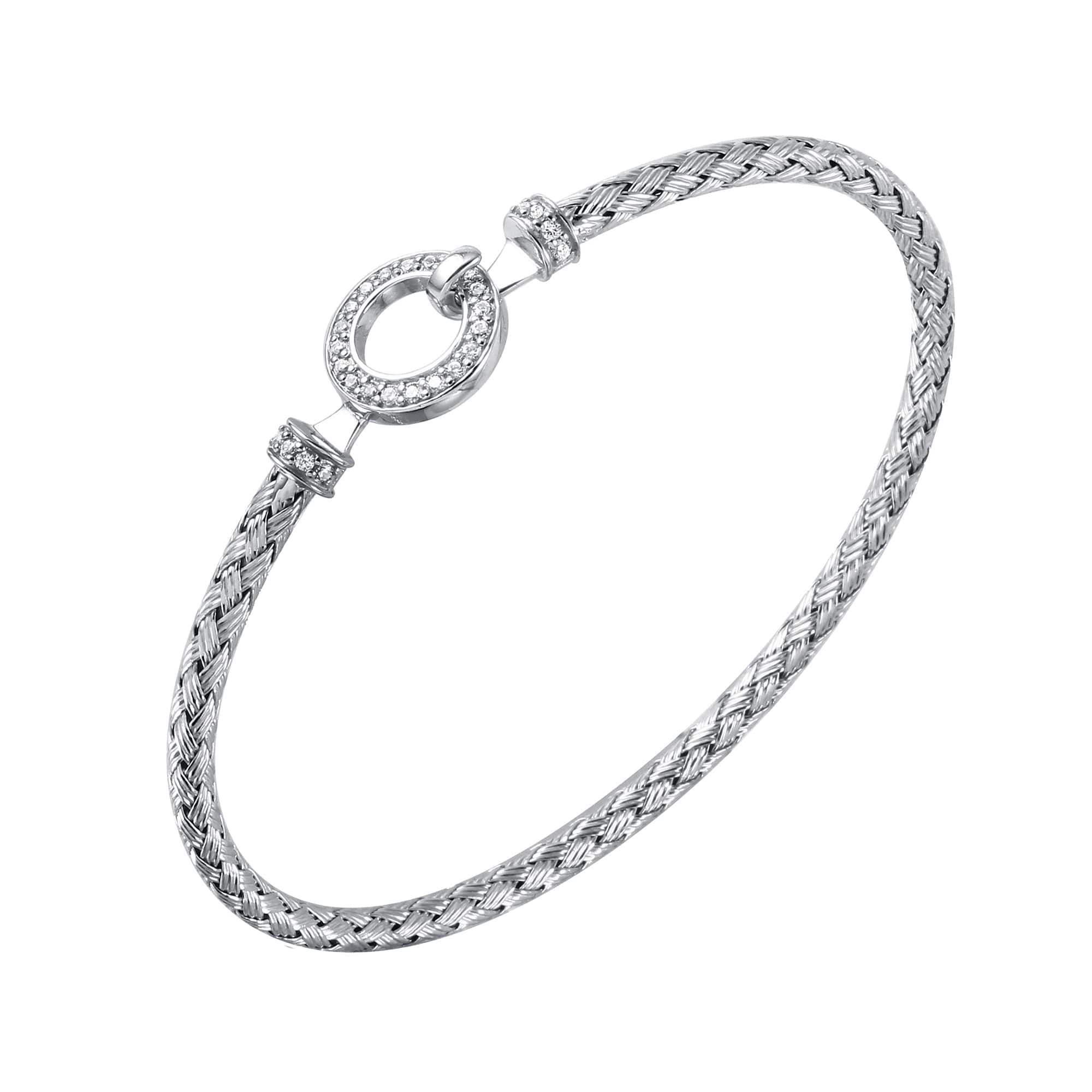Charles Garnier "Savannah" Woven Bangle Bracelet at Arman's Jewellers