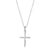 Sterling Silver CZ Cross Pendant Necklace at Arman's Jewellers