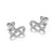 Diamondlite CZ Infinity Silver Stud Earrings at Arman's Jewellers