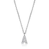 Mini "A" Initial Silver Necklace at Arman's Jewellers