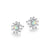 Opal Flower Silver Stud Earrings at Arman's Jewellers