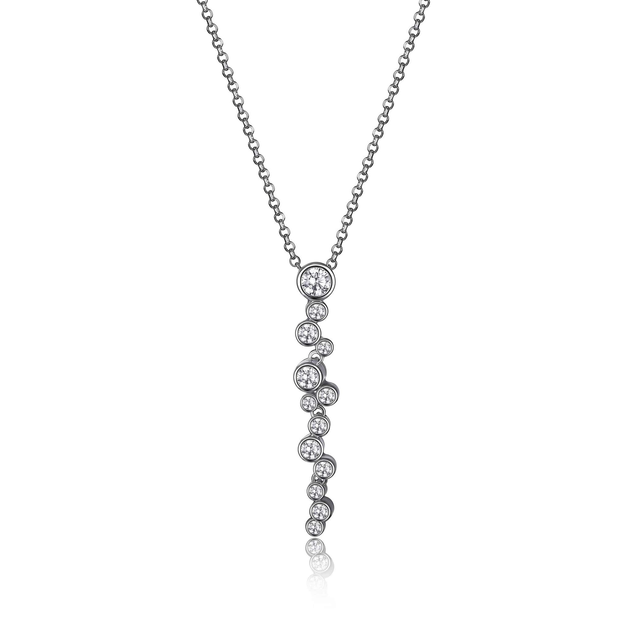 ELLE Bubble Drop Silver Necklace at Arman's Jewellers Kitchener