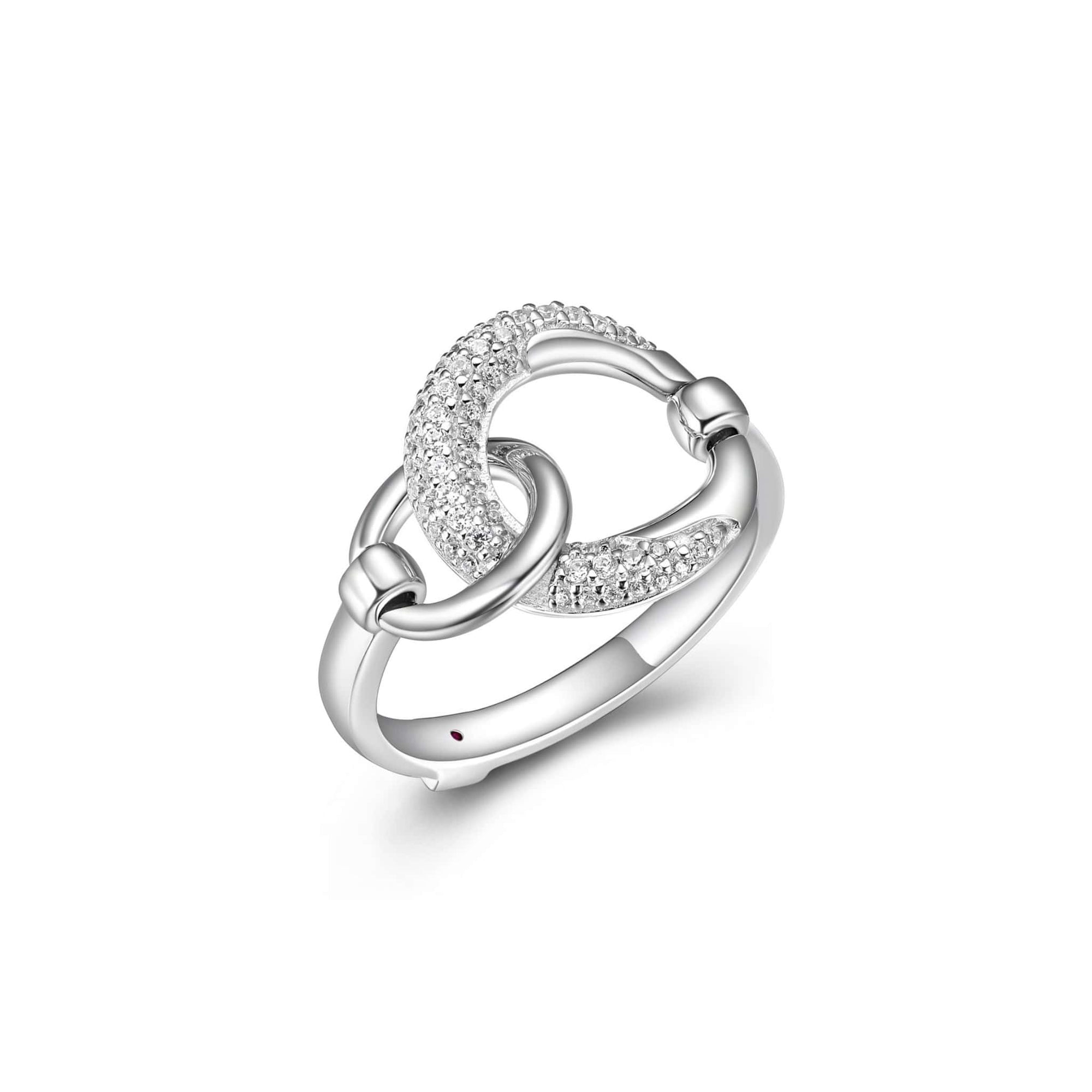 ELLE "Caramel" Interlocking Silver Ring at Arman's Jewellers Kitchener