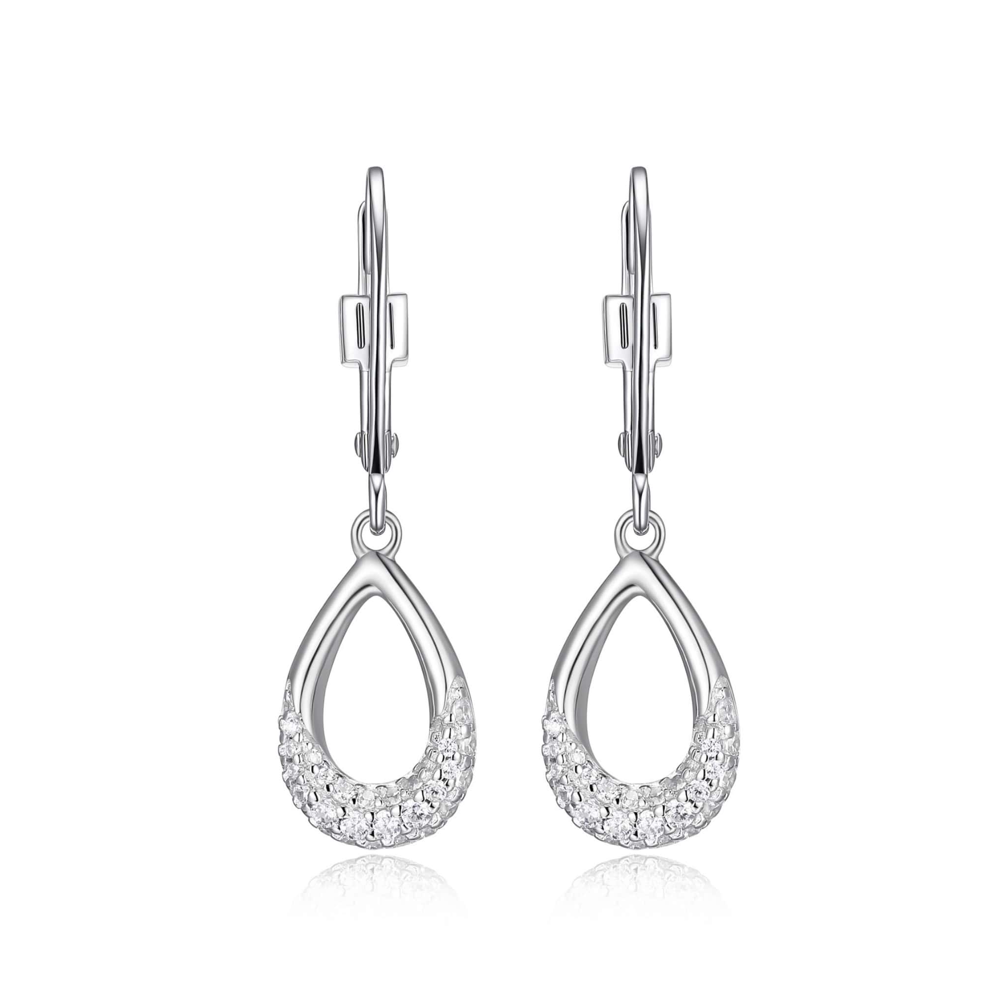 ELLE "Caramel" Silver Dangle Earrings at Arman's Jewellers Kitchener