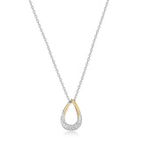 ELLE "Caramel" Two-Tone Silver Necklace at Arman's Jewellers Kitchener