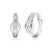 ELLE "Coalesce" Silver Hoop Earrings at Arman's Jewellers