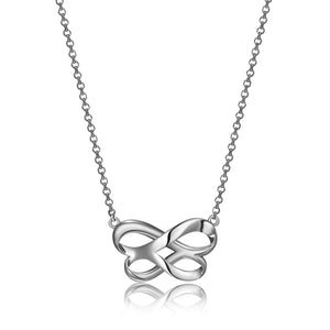 ELLE Double Infinity Silver Necklace at Arman's Jewellers