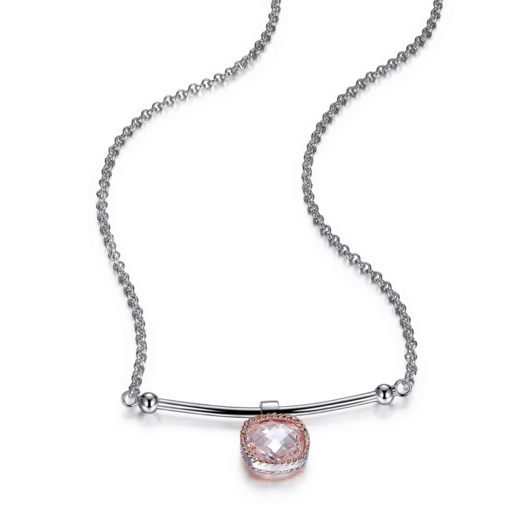ELLE Essence Silver Bar Necklace at Arman's Jewellers