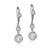 ELLE Essence Silver Leverback Earrings at Arman's Jewellers
