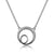 ELLE Eternity Circle Silver Necklace at Arman's Jewellers