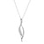 ELLE "Foliage" Long Silver Necklace at Arman's Jewellers