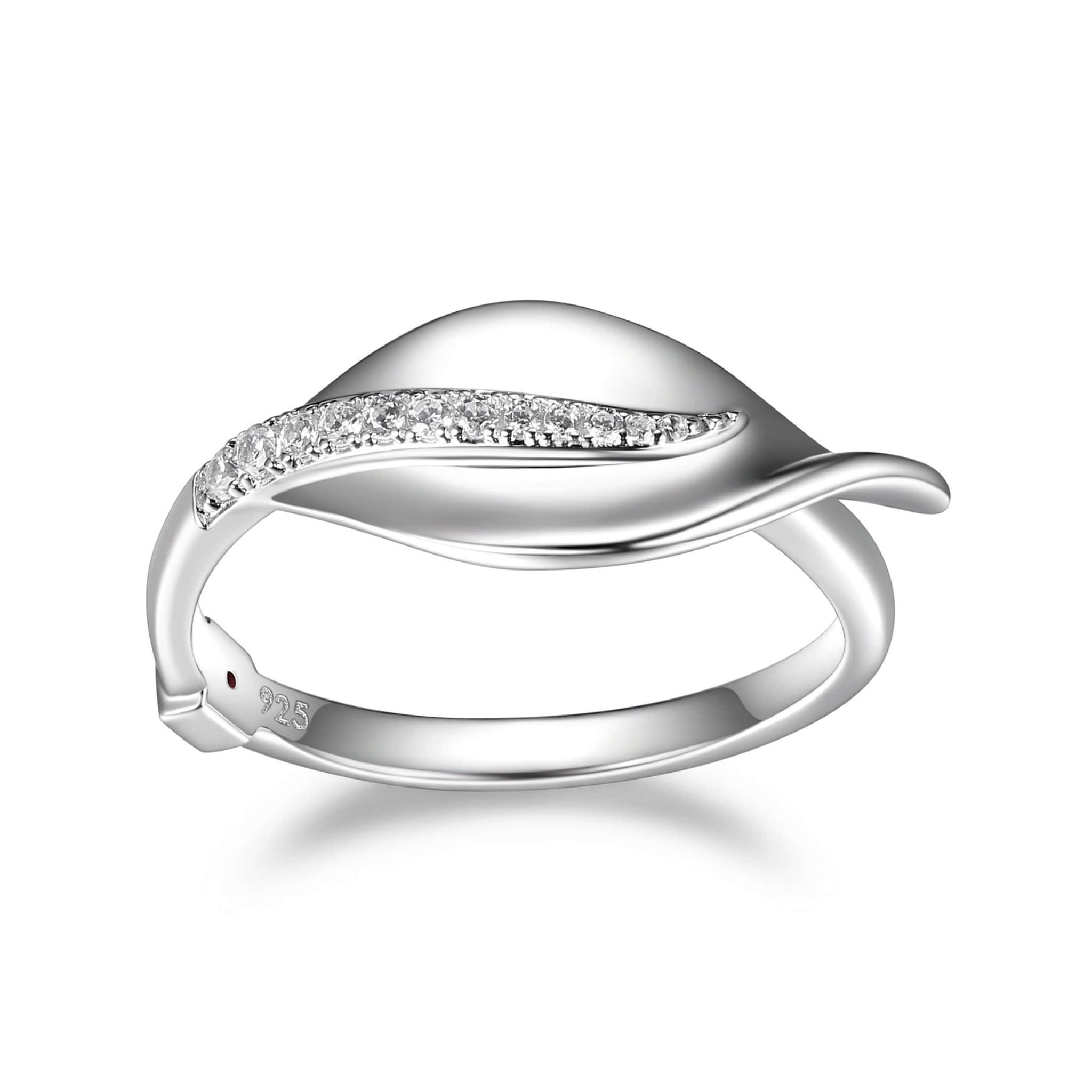 ELLE "Foliage" Silver Leaf Ring at Arman's Jewellers