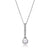 ELLE Genuine Pearl & CZ Silver Necklace at Arman's Jewellers