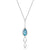 ELLE Glacier Doublet "Y" Silver Necklace at Arman's Jewellers