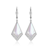 ELLE "Iceberg" Silver Dangle Earrings at Arman's Jewellers Kitchener