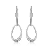 ELLE "Lake Mirror" Silver Dangle Earrings at Arman's Jewellers Kitchener