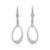 ELLE "Lake Mirror" Silver Dangle Earrings at Arman's Jewellers Kitchener