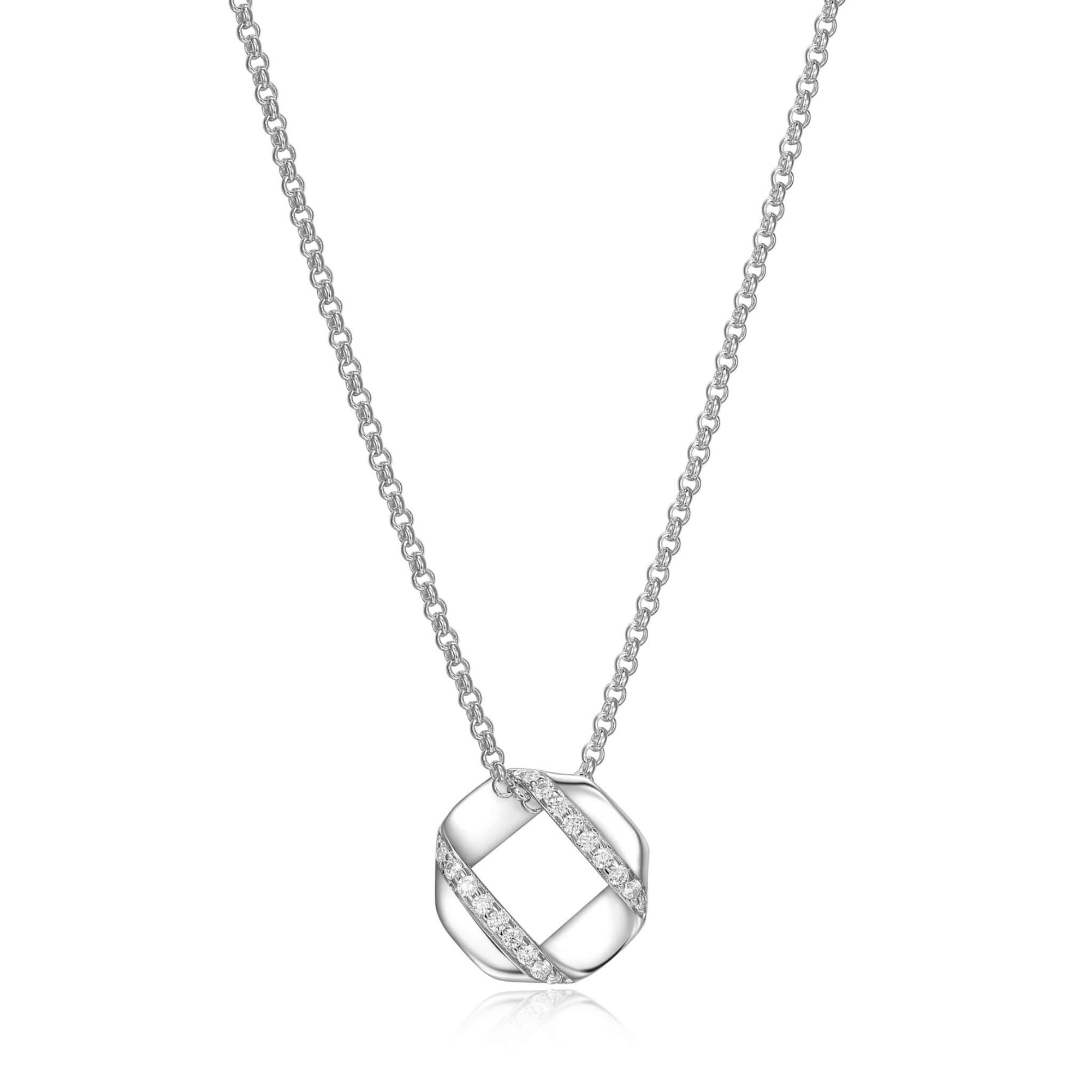 Copy of ELLE "Lattice" Silver Necklace at Arman's Jewellers 
