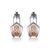 ELLE Lattice Two-Tone Spear Hoop Post Earrings At Arman's Jewellers