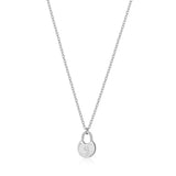 ELLE "Lock & Key" Silver Necklace at Arman's Jewellers